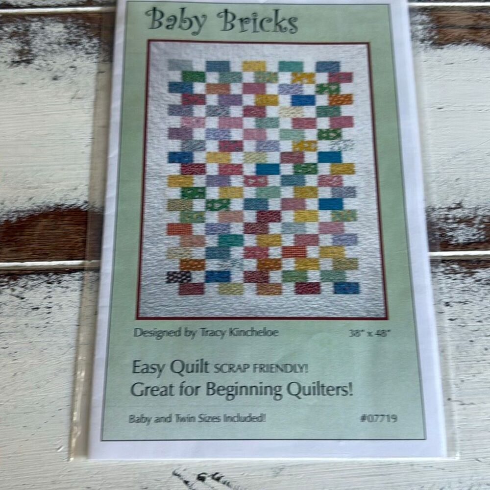 Pattern baby bricks quilt pattern